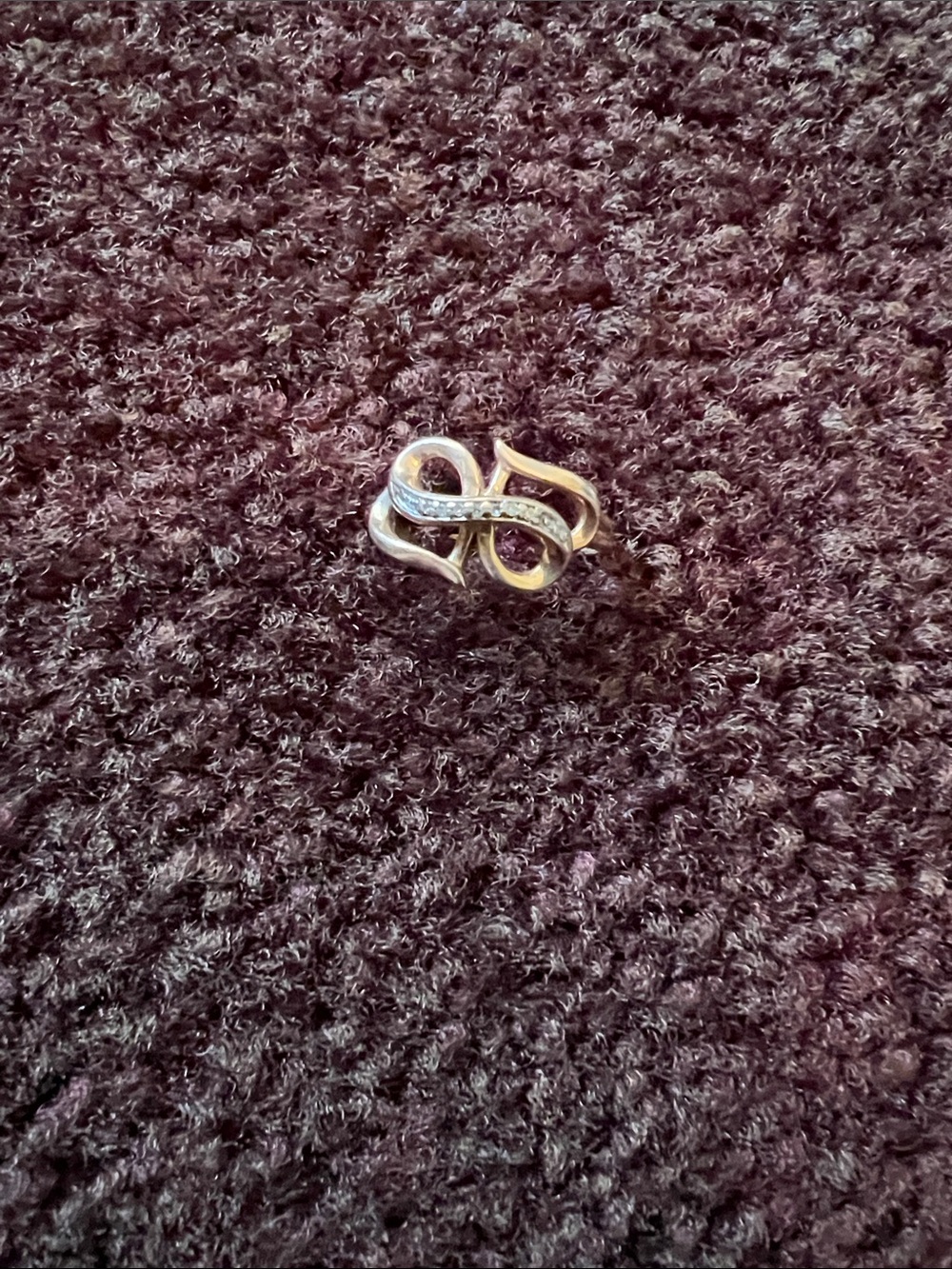 10 Karat Gold Heart Infinity Ring from Kay’s Jewelry